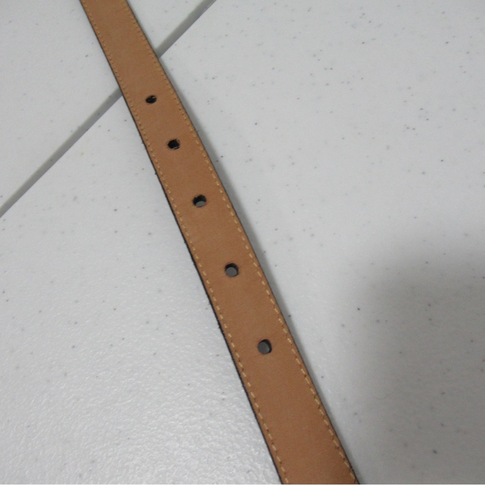 Vintage Brighton 1995 Blue Croc Embossed Leather Belt Size Medium - Picture 11 of 15